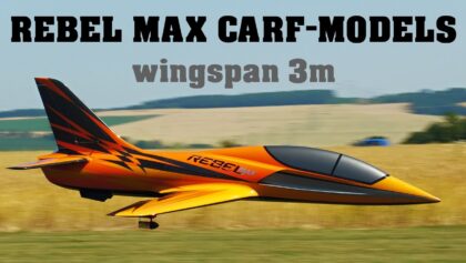 REBEL MAX CARF-MODELS | giant sport jet RC airplane |