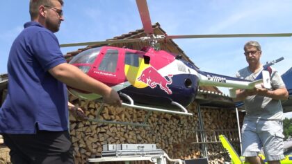 SPECTACULAR AEROBATICS FLIGHT RED BULL BO105 RC SCALE TURBINE MODEL