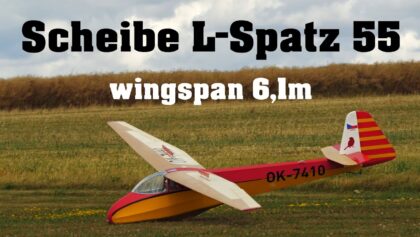 Scheibe L-Spatz 55 | 6,1m giant scale RC glider |