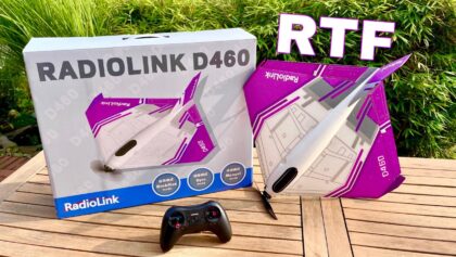 Spaß-Flieger RADIOLINK D460 RTF Nurflügler mit 3 Modi | für
