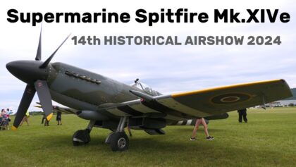 Supermarine Spitfire Mk.XIVe | 4K | 14th HISTORICAL AIRSHOW 2024