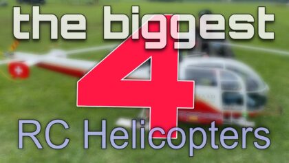 THE 4 BIGGEST AND COOLEST TURBINE RC HELICOPTERS OF THE