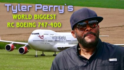 TYLER PERRY’S GIANT AND BIGGEST RC BOEING 747-400 OF THE