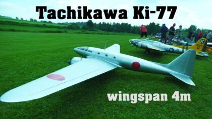 Tachikawa Ki-77 & WARBIRDS | 4m scale RC airplane |