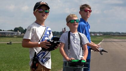 Talented Young Boys Flying Their E-Flite Rc Models