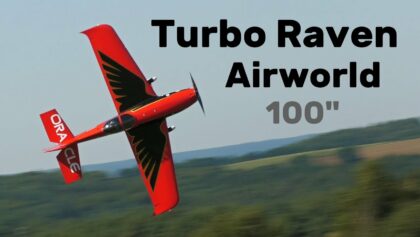 Turbo Raven Airworld | 100″ scale RC airplane | 4K