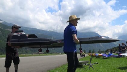 USA Stealt RC Jet SR71 Blackbird Spy Plane turbine Model
