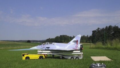 VERTICAL RC LAUNCH SYSTEM SELF BUILD FOR A MIRAGE 2000