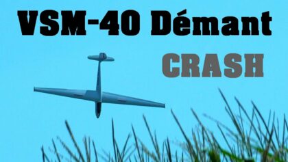 VSM-40 Demant CRASH | 5m scale RC glider | 4K