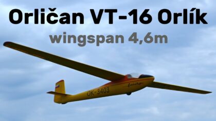 VT-16 Orlik | 4,6m scale RC glider | 4K |