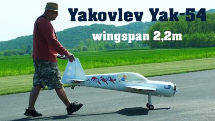 Yakovlev Yak-54 | aerobatic RC airplane | 4K | MEGA