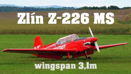 Zlin Z-226 MS | 3,1m scale RC airplane | 4K