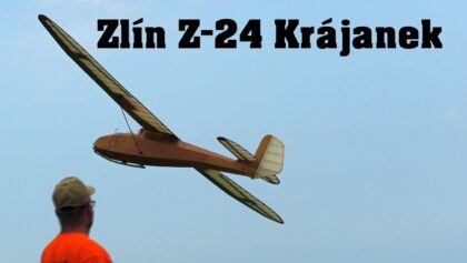 Zlin Z-24 Krajanek | scale RC glider | 4K |