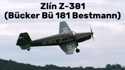 Zlin Z-381 (Bücker Bü 181 Bestmann) | 4K | 14th