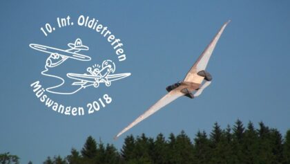 10. Internationales Oldtimer Segelflugtreffen Müswangen Trailer 2018
