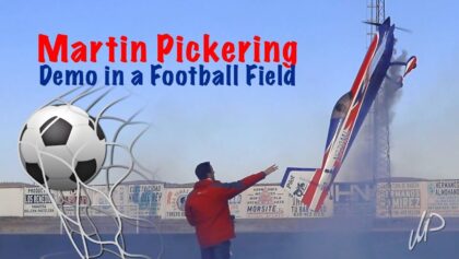 100cc GAS PLANE IN A FOOTBALL FIELD! – Belmez, by