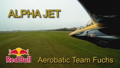 110 KG ALPHA JET “on-board” RED BULL AEROBATIC TEAM FUCHS