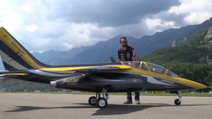 110KG HUGE RC TURBINE MODEL ALPHA JET AMAZING PERFORMANCE