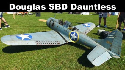 Douglas SBD Dauntless | faithful giant scale RC airplane |