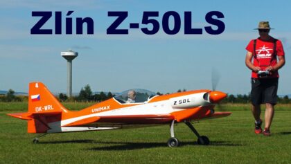 Zlin Z-50LS | giant scale RC airplane | 4K |