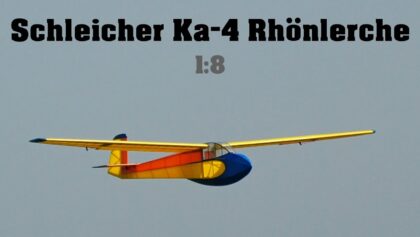 Schleicher Ka-4 Rhönlerche | mini scale (1/8) RC gliders |