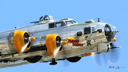 19ft. B-17 Flying Fortress get painted