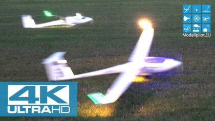 2X ASG 29 FORMATION DAWN FLIGHT RC SCALE GLIDERS MARTIN