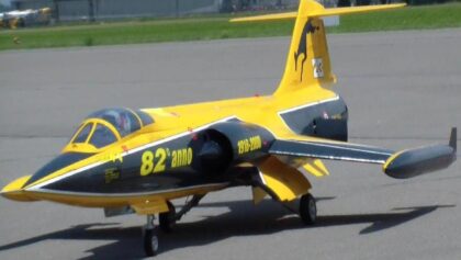 300KM/H FAST STARFIGHTER F-104S ITALIAN AIR FORCE RC TURBINE SCALE