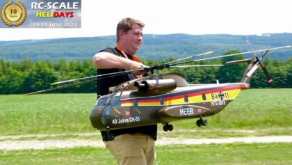 40 Jahre Sikorsky CH-53 RC Modell Flugshow von Heiko Fischer