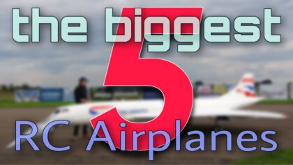 5 biggest RC airplanes of the world in 2022 and
