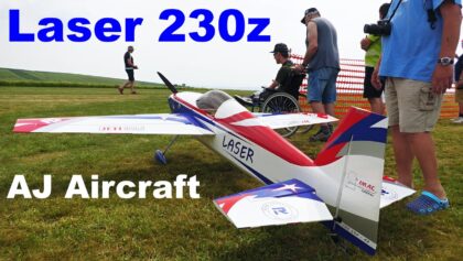 AJ Aircraft Laser 230z | aerobatic RC airplane | 4K