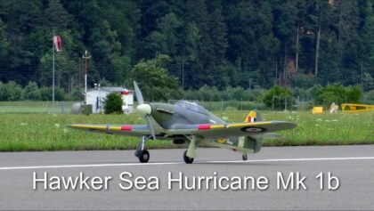 AMAZING RC HAWKER SEA HURRICANE Mk 1b at the FAI