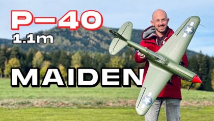 AWESOME P-40 Warhawk 1100mm RC PLANE • M A I