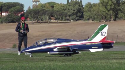Aermacci MB339 Frecce Tricolori Scale RC Turbine Model Jet Italy/Roma