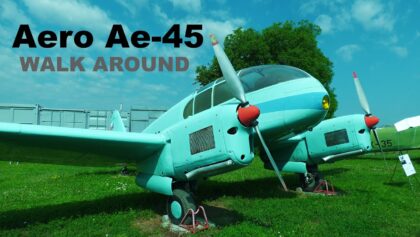 Aero Ae-45 | walk around | 4K | Aviation Museum