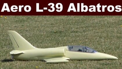 Aero L-39 Albatros, scale RC model, maiden flight, 2020