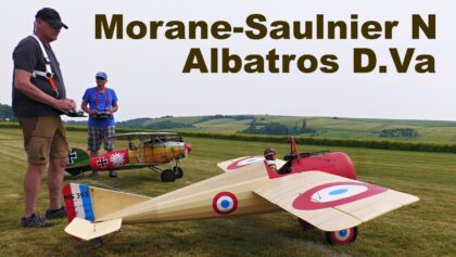 Albatros D.Va | Morane-Saulnier N | giant scale RC planes