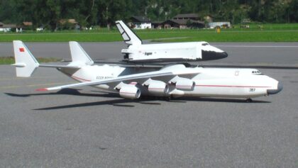 Antonov AN225 and Buran Spaceship RC Model self construction by
