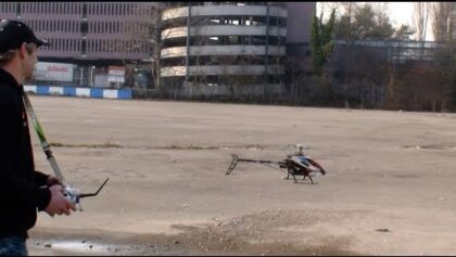 At the remote control RCHELIJET Walkera V500D01 3D Model Helicopter