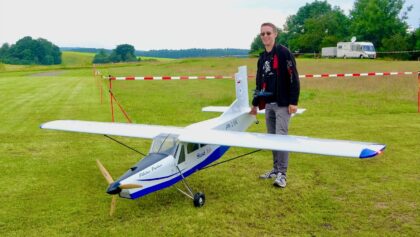 Awesome XXL 4m ultralight handmade RC PILATUS PORTER PC6 Flight