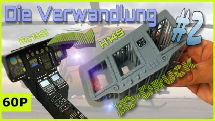 BAUBERICHT H145 | #2 | NEUES COCKPIT PANEL MODELLIERT UND