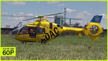 BEAUTIFUL ADAC EC135 FLIGHT DEMONSTRATION WITH NICE FENESTRON SOUND FROM