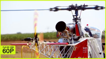 BEAUTIFUL XL TURBINE RC AEROSPATIALE SA 315B LAMA FLIGHT DEMONSTRATION