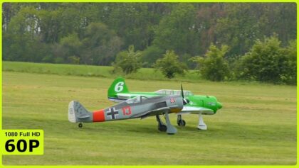BEAUTIFUL XXL YAK-11 FLIGHT AND ALMOST LANDING CRASH – PROWING