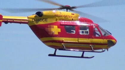 BK-117 RC SCALE MODEL FLIGHT RESCUE HELICOPTER MEDICOPTER