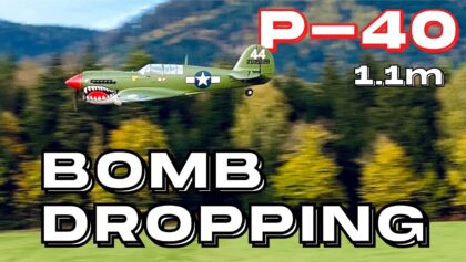 BOMB DROPPING ? • AF Model P-40 Warhawk 1100mm PNP