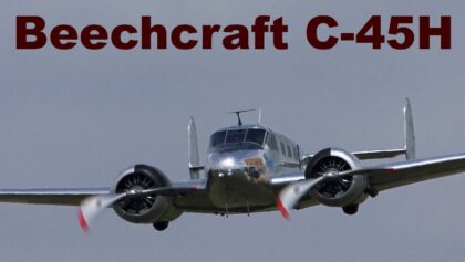 Beechcraft C-45H Expeditor / 18 Twin Beach, Airshow Breclav 2019