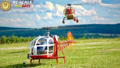 Bernd Pöting und Dennis Engel, genialer Parallelflug mit 2 großen