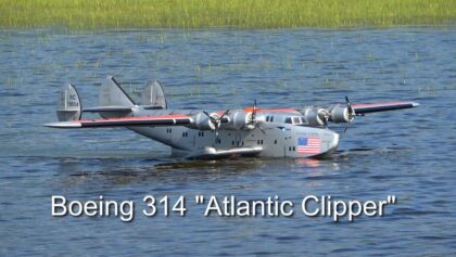 Boeing 314 “Atlantic Clipper” Wasserflug in Buttikon 2021