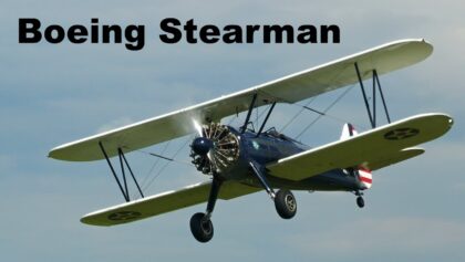 Boeing Stearman E-75 (PT-13D) | Airshow Breclav 2021 | 4K